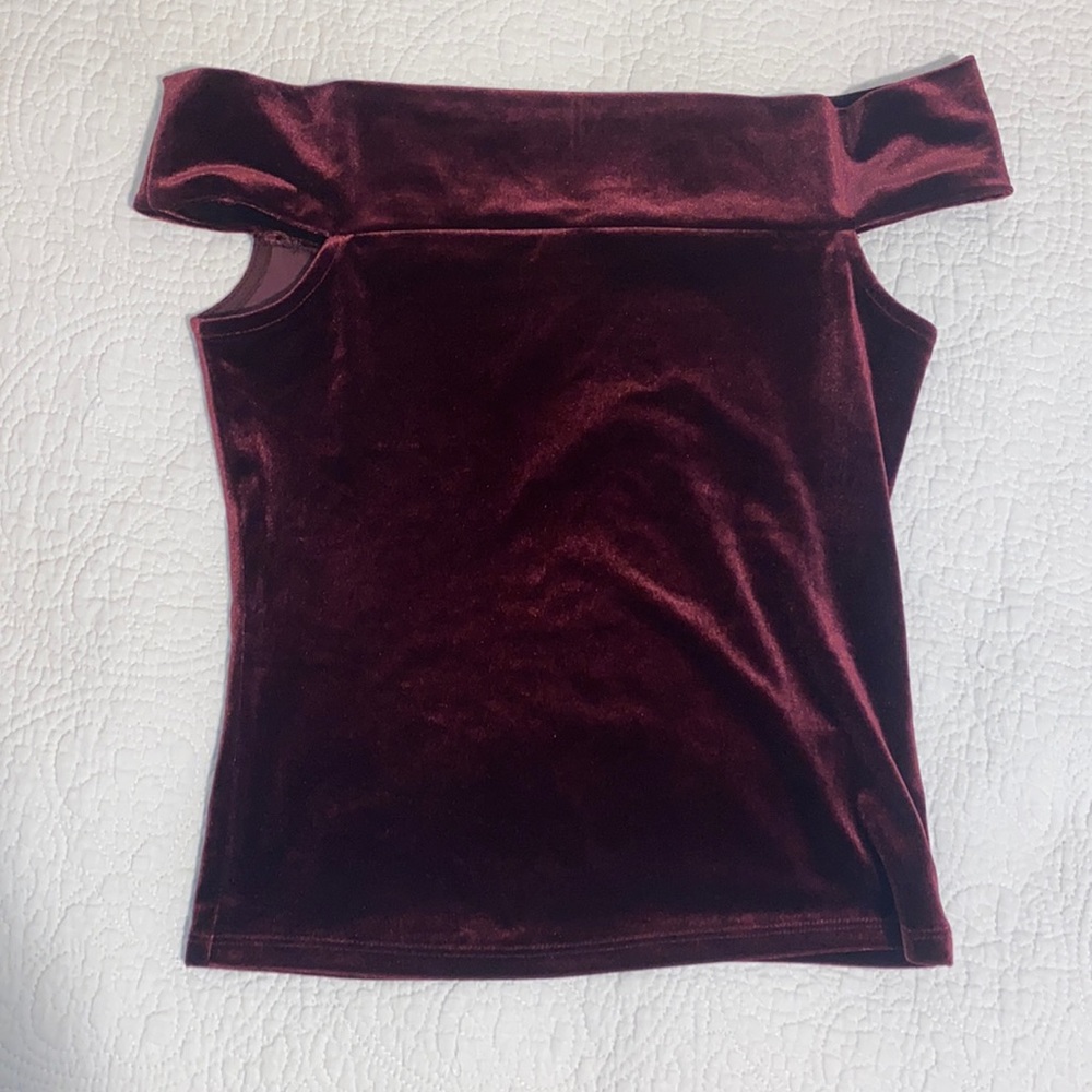 Silence+noise velvet top